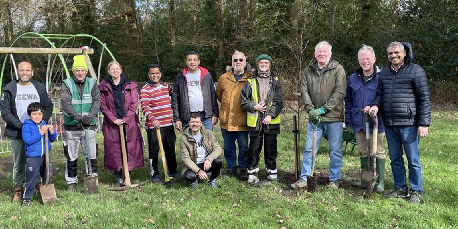 Tree Planting Hutton Close & Wash Common 1 March 2026