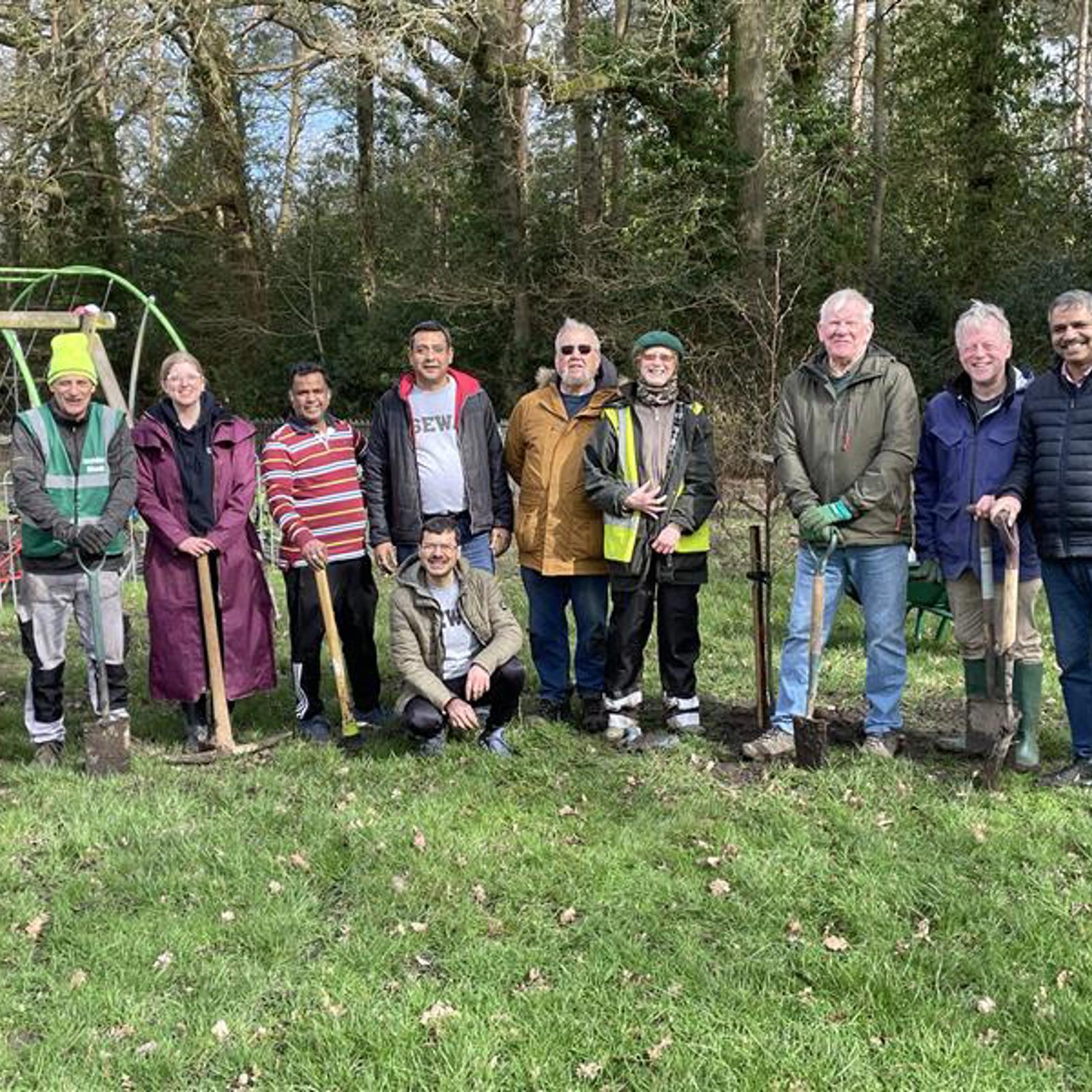 Tree Planting Hutton Close & Wash Common 1 March 2026