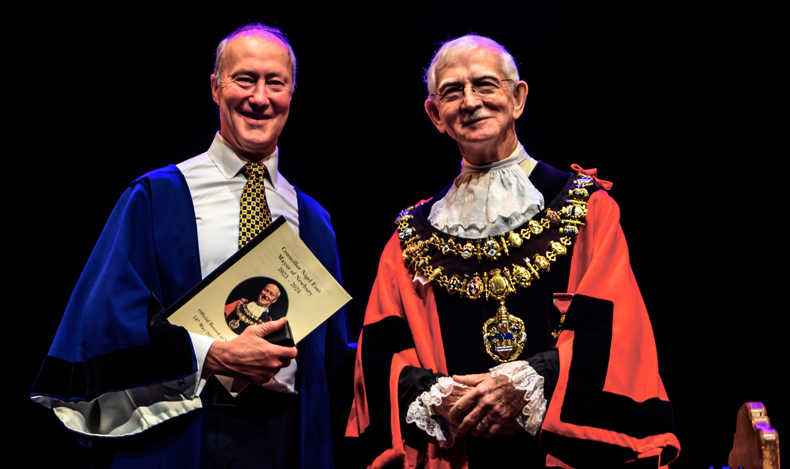 Mayor Making 12 05 2024 Cllr Nigel Foot & New Mayor Cllr Andy Moore