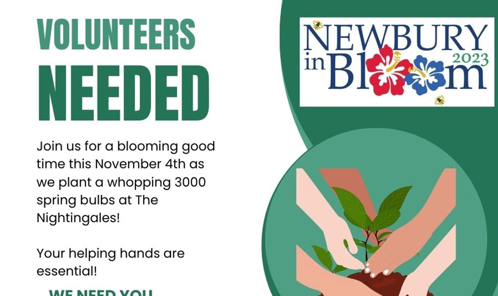 Bulb Planting Nightingales (Facebook Post)