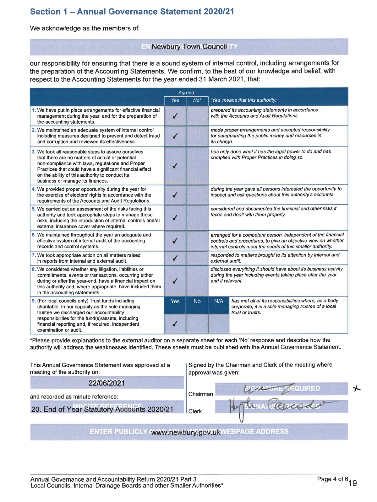 Notice Of Audit Complete With Final Cert And 12 And 3 AGAR Page 3