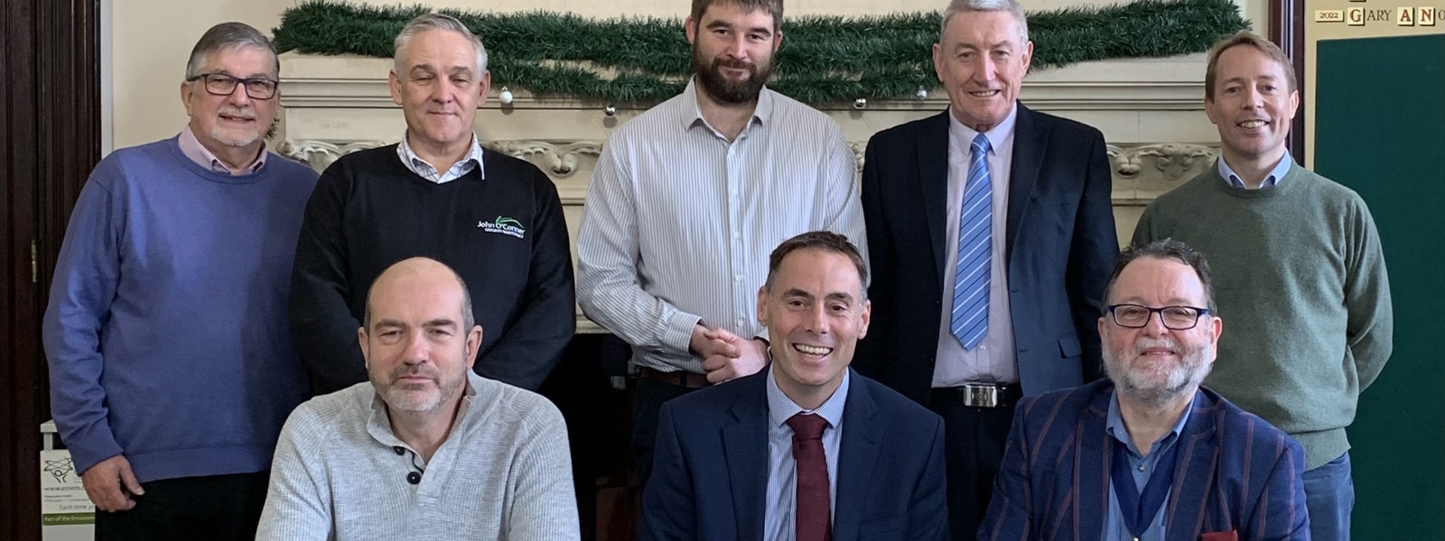 Group Picture Signing John O'conner Contract