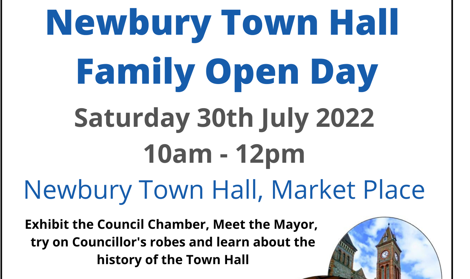 Town Hall Family Open Day