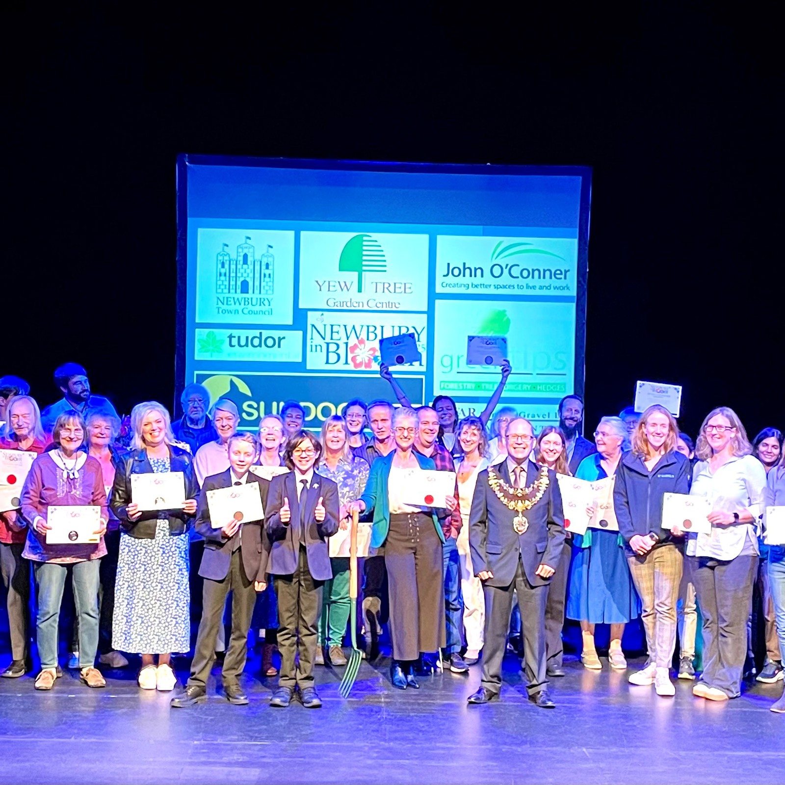 All Entrants Attending The Presentation Evening