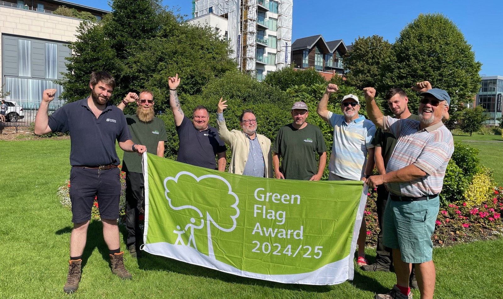 Green Flag 2024 25 Photograph Victoria Park