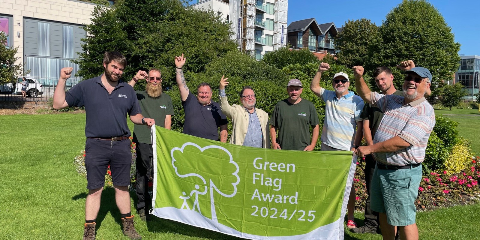 Green Flag 2024 25 Photograph Victoria Park