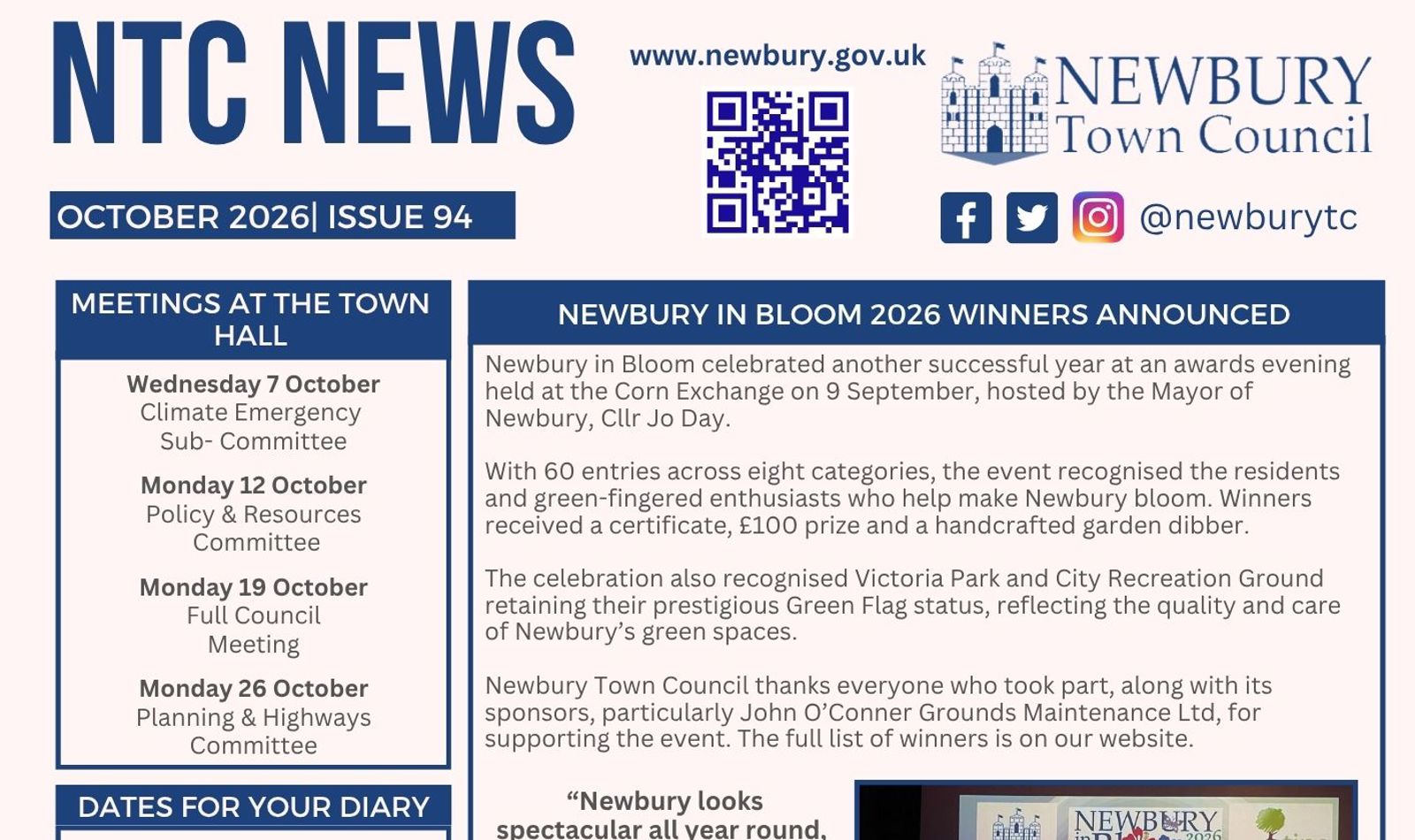 October 2026 NTC News