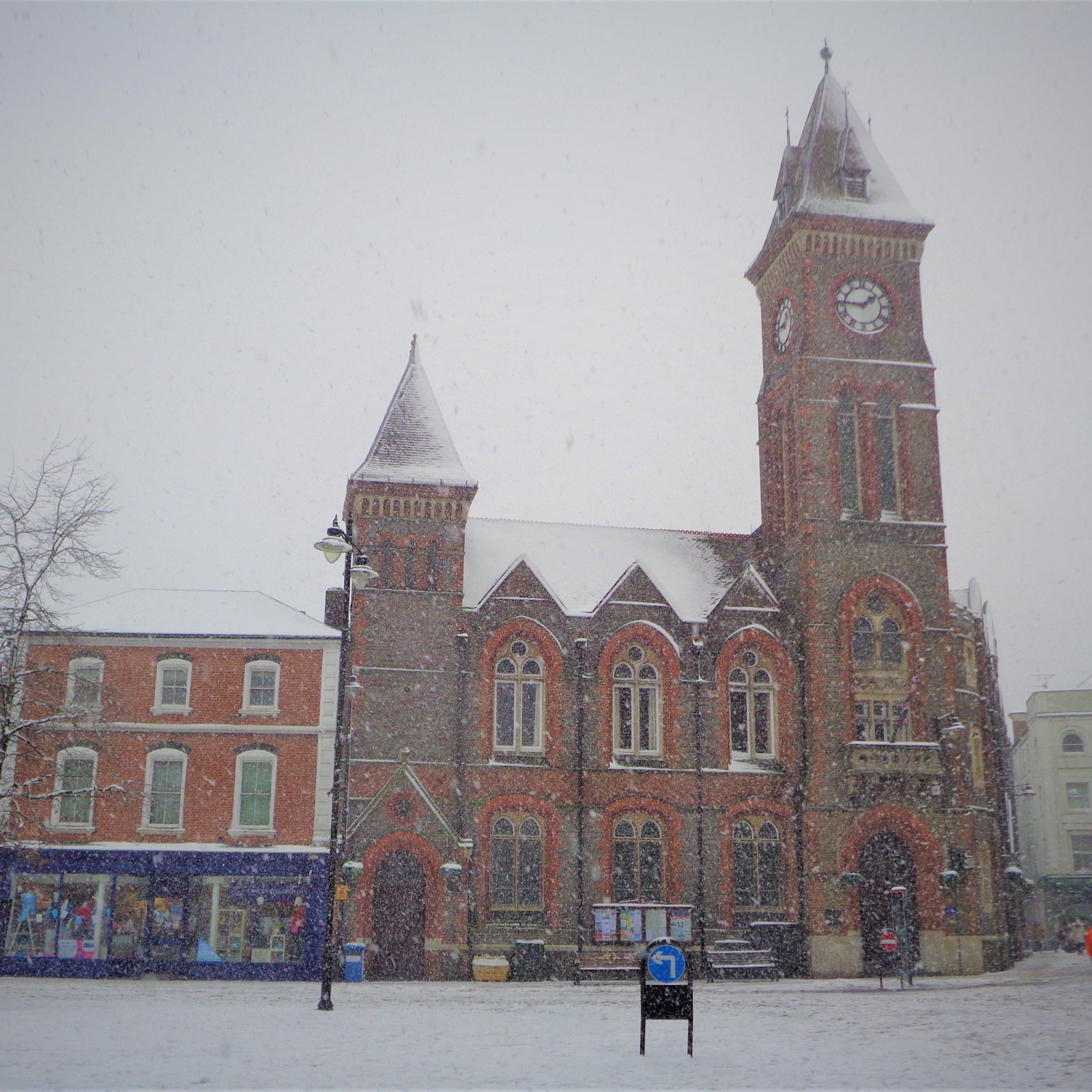 Snowy Town Hall