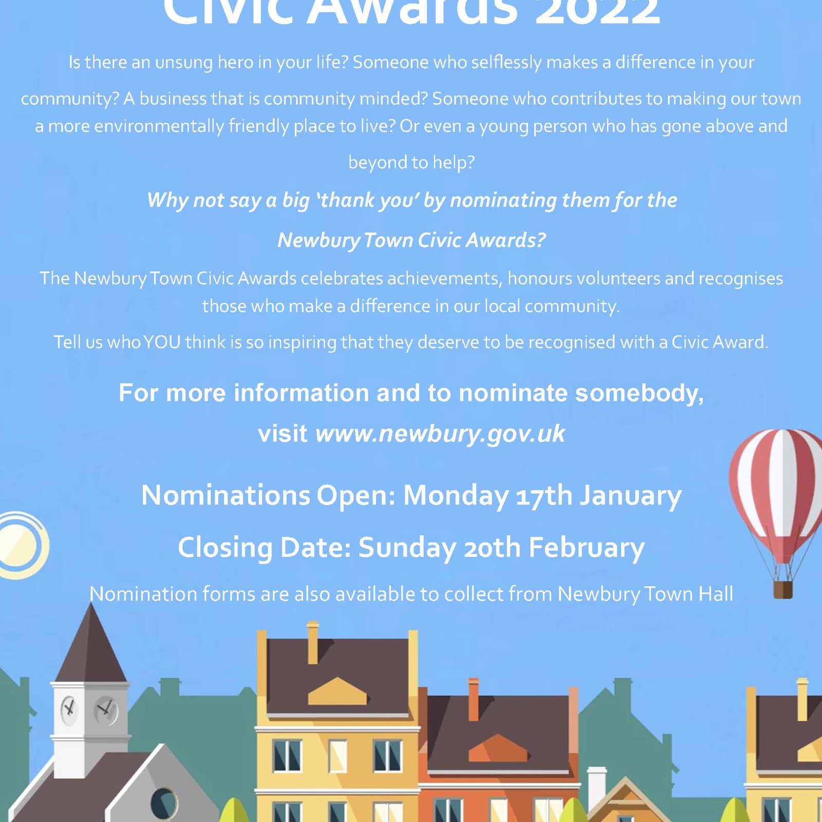 Civic Awards Poster 2022