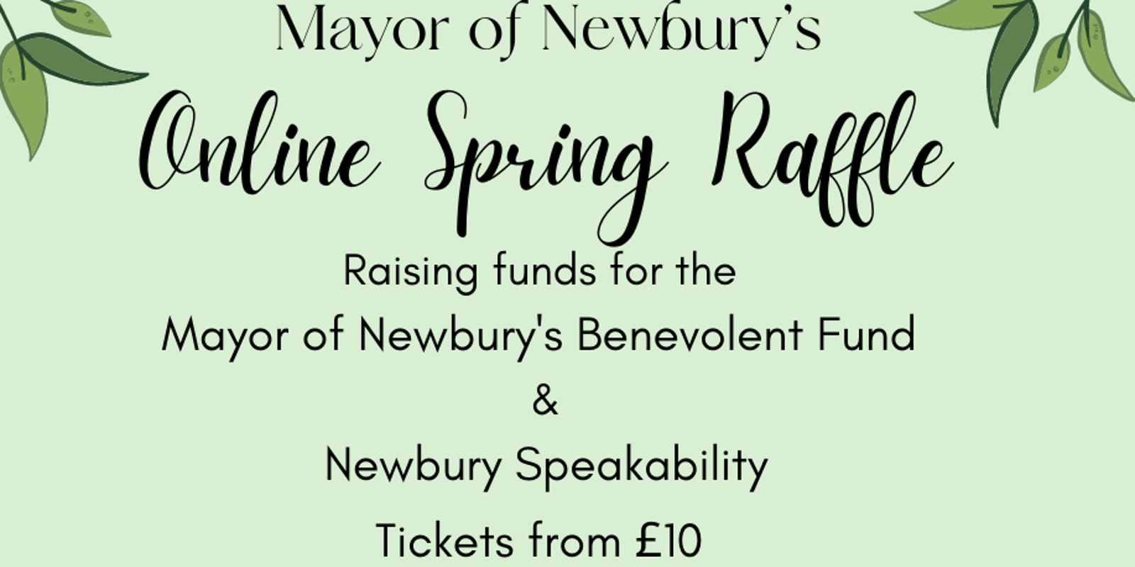 Mayor's Spring Raffle