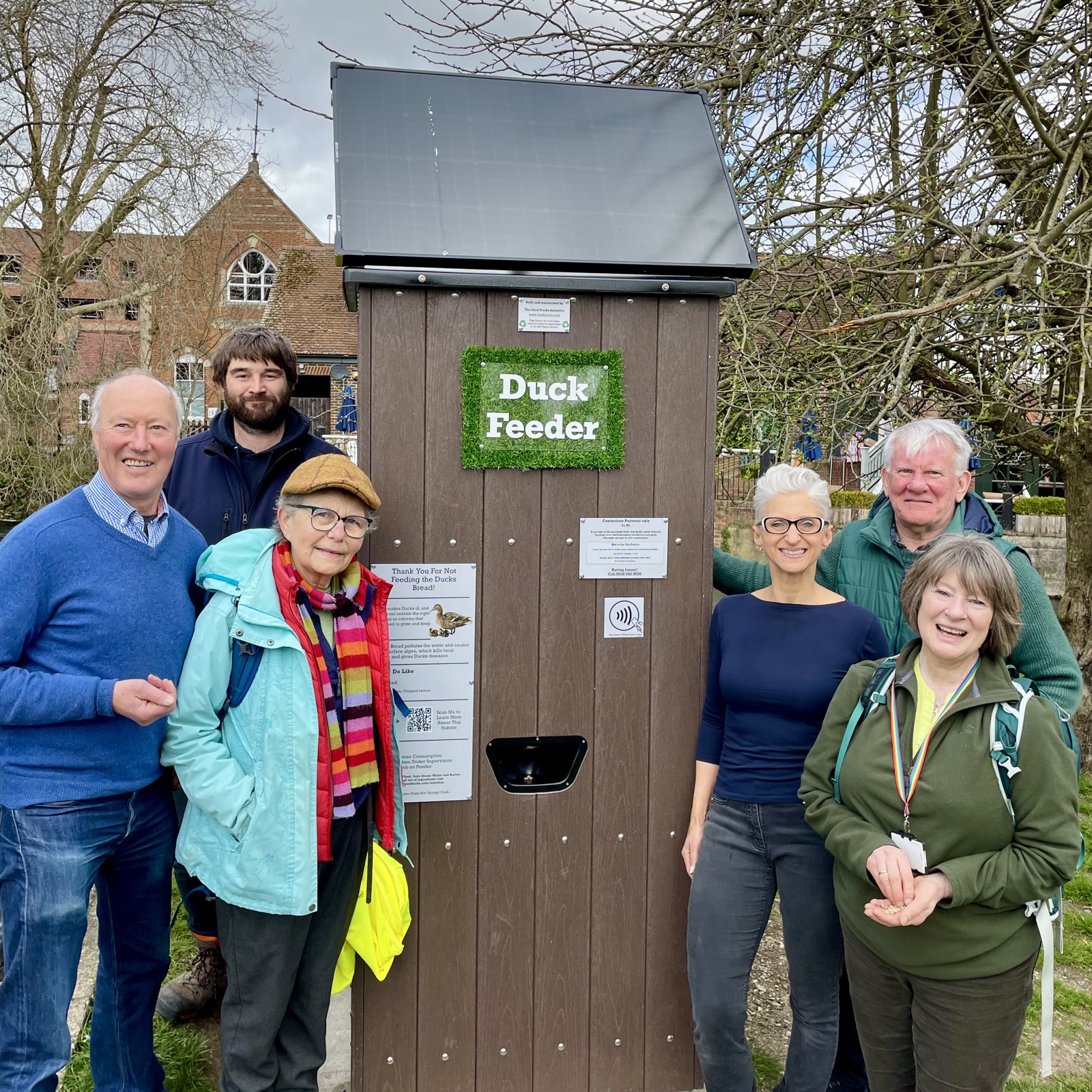 Duck Feeders Installed