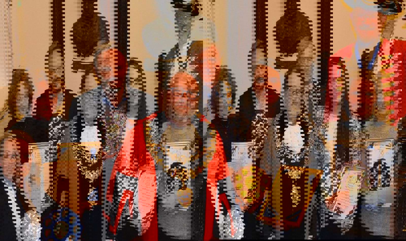 Civic Awards Winners 2023 With Cllr Gary Norman, Mayor Of Newbury