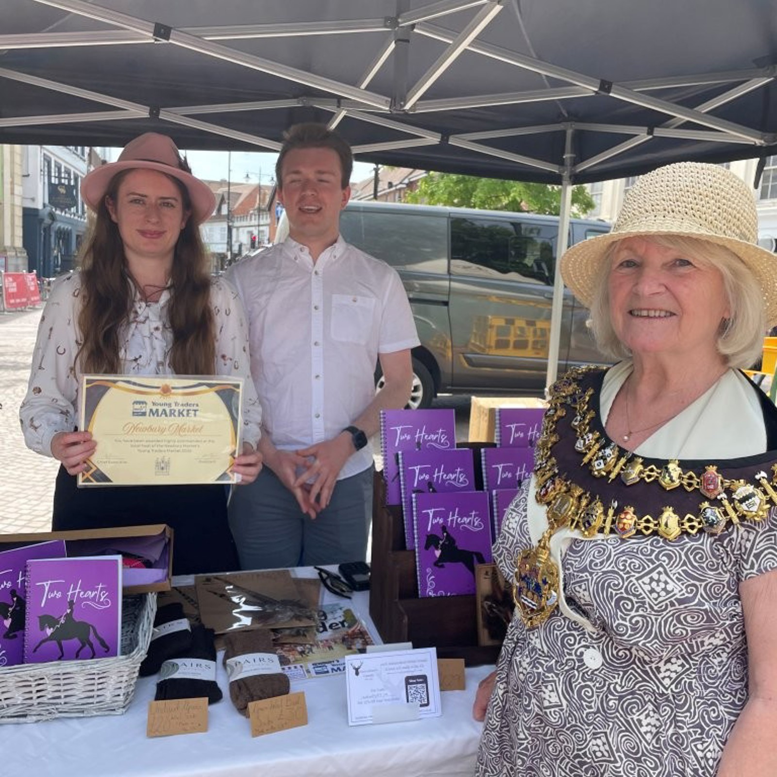 Harradine's Country With The Mayor Of Newbury