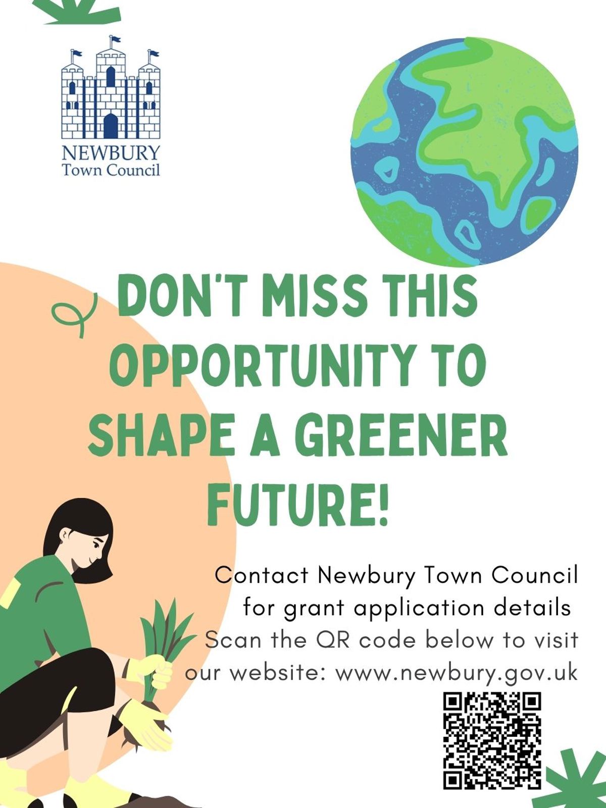 Brown Green Modern Illustration Climate Change Poster (Instagram Post (45))