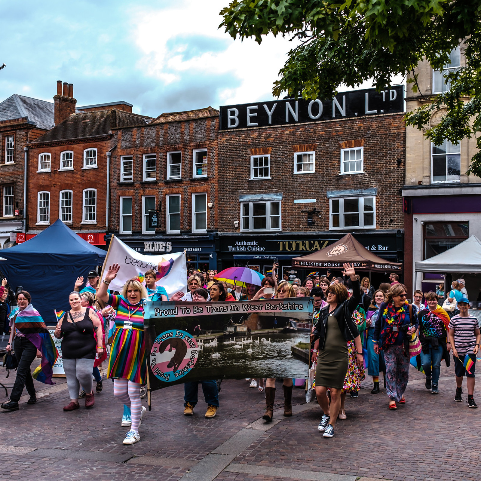 Pride Parade Entering Market Place 2022