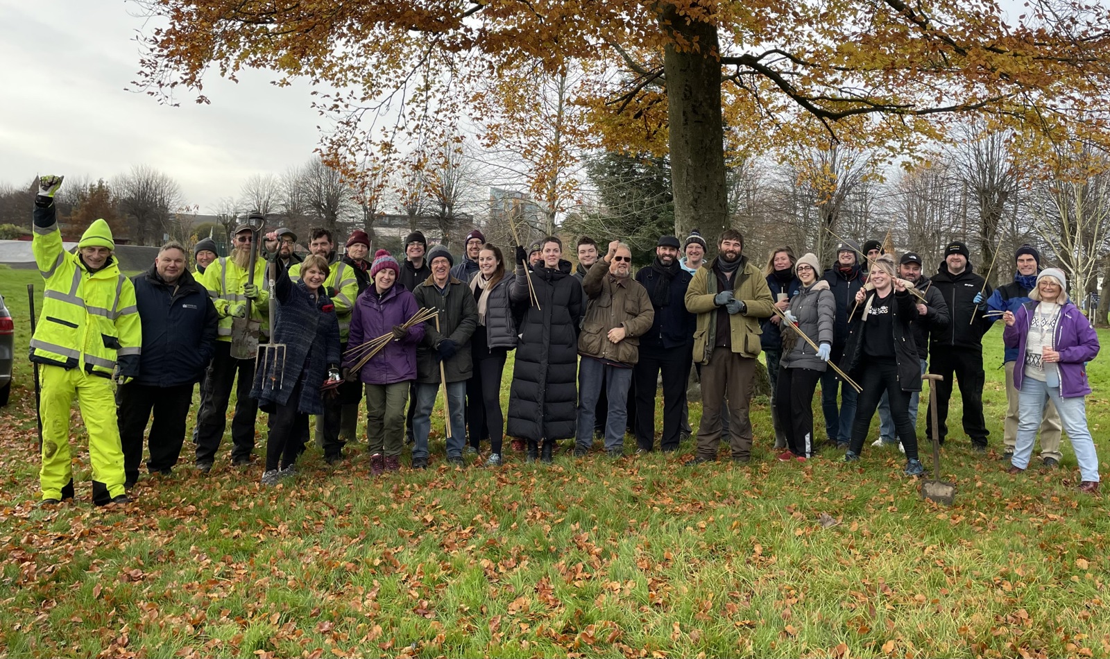 Victoria Park Hedgeline Planted By Stryker